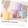Gogogmee 2sets Makeup Brush Cleaning Bowl Silicone Rinsing Tool for Easy Cleaning of Beauty Brushes Compact Design for Makeup Tools view 3