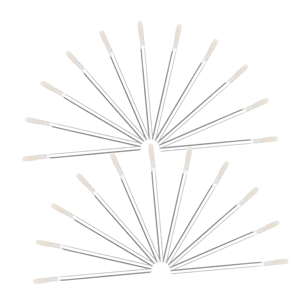 Beatifufu 100pcs Crystal Lip Brushes Disposable Applicator Wands for Precise Lip Balm and Gloss Application Soft Skin-friendly Makeup Tool for Professionals and Personal Use