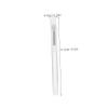 FOMIYES 10pcs Portable Silicone Lip Brush Set with Caps Mini Lipstick and Lip Gloss Applicators Easy to Clean and Reusable for Balm and Scrub Applications view 2