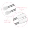FOMIYES 10pcs Portable Silicone Lip Brush Set with Caps Mini Lipstick and Lip Gloss Applicators Easy to Clean and Reusable for Balm and Scrub Applications view 3