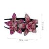 SOESFOUFU Duckbill Hairpin for Women Girls Large Hair Bow Clip Flower Back Hair Holder view 4