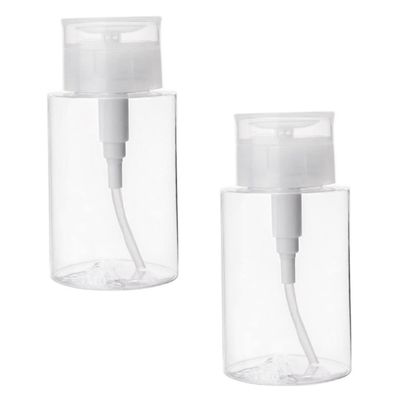 2Pcs Refillable Petg Press Bottle 100ml Leakproof Travel for Hand