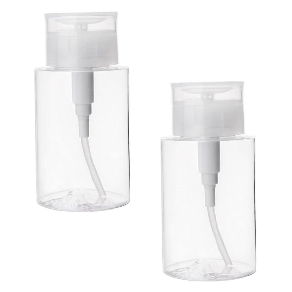 2Pcs Refillable Petg Press Bottle 100ml Leakproof Travel for Hand
