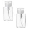 2Pcs Refillable Petg Press Bottle 100ml Leakproof Travel for Hand view 1