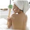 Baluue Silicone Back Scrubber Long Handle Body Brush for Shower Bath Exfoliating Brush Body Cleaning Tool view 3