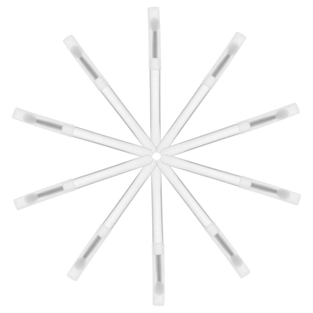 Beatifufu 10pcs Silicone Lip Brush Set Lip Applicators for Gentle Silicone Brush for Makeup