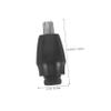NULYLU Nose Hair Trimmer Head: Replacement Electric Nose Hair Clipper Head Accessory Precision Grooming Attachment for Men view 3