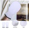 HAPINARY 2pairs Reusable Paraffin Wax Gloves for Hand Care Washable Exfoliating Mitts for Moisture Absorption for Home view 2
