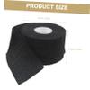FOMIYES 4rolls Disposable Neck Papers for Hairstyling Black Collar Papers for Hair Salon Supplies Convenient Hair Cutting Coloring Accessory Fits Adults view 2