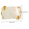 FOYTOKI Fake Nail Display Tray for Nail Art Manicure Mixing Palette Smooth Mirror Surface for Diy Blending and Salon Use for Girls view 2