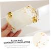 FOYTOKI Fake Nail Display Tray for Nail Art Manicure Mixing Palette Smooth Mirror Surface for Diy Blending and Salon Use for Girls view 4