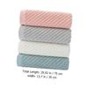 Beatifufu 4pcs Soft Cotton Face Towels Absorbent Washcloths Grey for Gentle Skin Care Bathing and Daily Use view 2