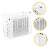ABOOFAN Acrylic False Eyelash Storage Box Makeup Organizer for Counter Makeup Case Layers Eyelash Holder for Women view 3