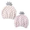 BIUDECO 2pcs Thick Microfiber Hair Drying Caps for Women Absorbent Quick-Dry Bath Towels Pineapple Patterned Water-Absorbing Hats for Long and Curly Hair view 1