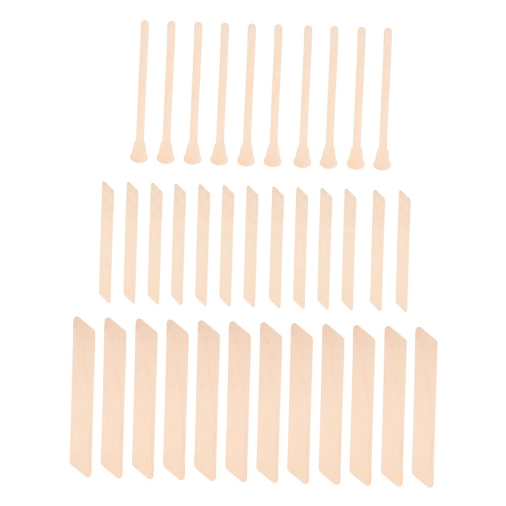 Beatifufu 150pcs Waxing Sticks for Hard Wax Body Wax Applicator Smooth Surface No Burrs Pain Safe