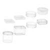 ABOOFAN 8pcs Cosmetic Supplies Box Portable Makeup Brush Organizer Case Powder Puff Container view 1