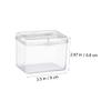 ABOOFAN 8pcs Cosmetic Supplies Box Portable Makeup Brush Organizer Case Powder Puff Container view 2