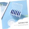 ABOOFAN 8pcs Cosmetic Supplies Box Portable Makeup Brush Organizer Case Powder Puff Container view 3