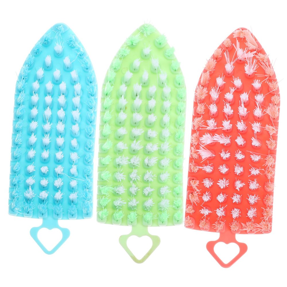 Healeved 3pcs Nail Art Cleaning Brush Portable Nail Brush Cleaner Kit Cleaner for Shoes