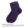 FOMIYES 5pairs Women's Crew Socks Moisturizing Foot Socks Silicone Gel for Cracked Heel Relief Random Color view 2