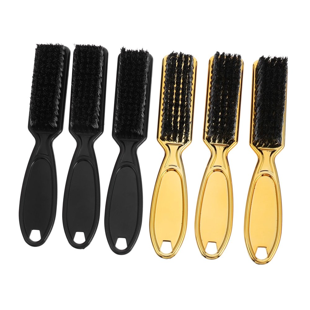 FOYTOKI 6pcs Hair Cleaning Brush Broken Hair Remove Comb Barber Trimmer Cleaning Brush