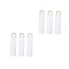 SKISUNO 6pcs Refillable Foaming Pump Bottle Cosmetic Dispenser for Lotion Shampoo Body Wash Portable White Container for Travel Bathroom and Bedroom Use view 1