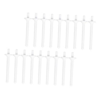 HAPINARY 60pcs Disposable Plastic Wax Sticks Nose Hair Wax Applicators Easy to Use No Burrs