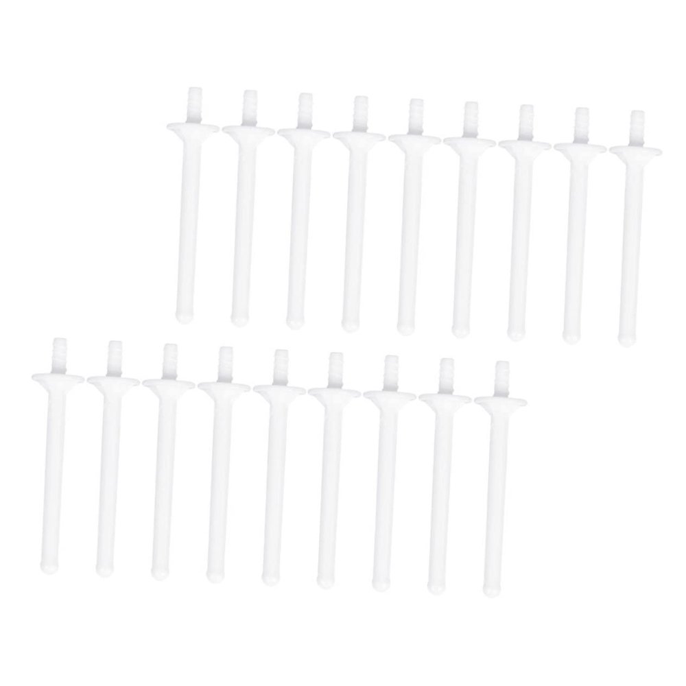 HAPINARY 60pcs Disposable Plastic Wax Sticks Nose Hair Wax Applicators Easy to Use No Burrs