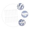 HAPINARY 60pcs Disposable Plastic Wax Sticks Nose Hair Wax Applicators Easy to Use No Burrs view 3