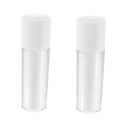 FOMIYES 2pcs Round Turn-Cap Vacuum Bottles Travel Toiletry Bottles 15ml Lotion Sample for Outdoor Activities
