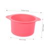 FRCOLOR 2pcs Silicone Wax Warmer Bowl Non-stick Wax Pot High-temperature Resistant Silicone Liner Capacity for Hair Removal Treatments and view 2