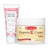 De La Cruz Skincare Set, Vitamin E Cream Moisturizer for Face and Neck With Grapefruit Facial Scrub, Hydrating & Exfoliating Face Care Set, Made in USA view 1