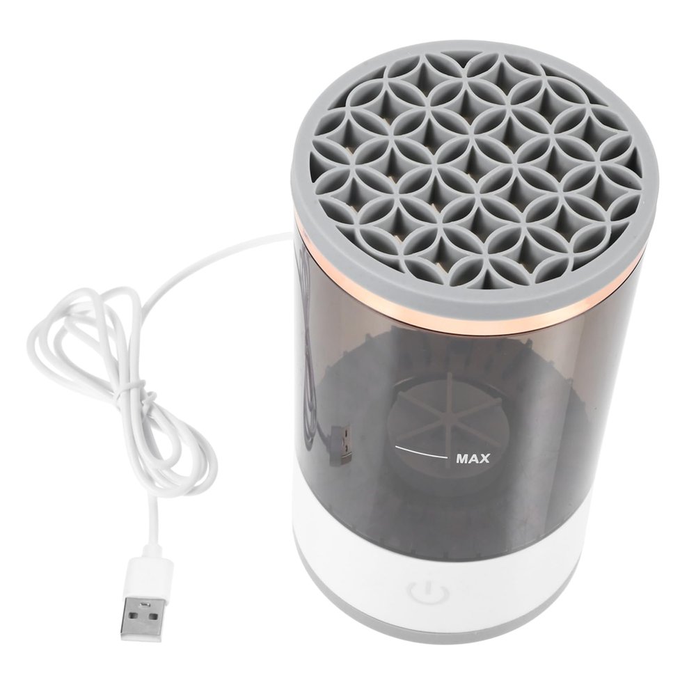 BIUDECO Automatic Makeup Brush Cleaner Electric Makeup Cleaner for Brushes and Sponges Usb Rechargeable Fast Drying