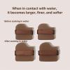 4/6 Pcs Finger Powder Puff Wet Dry Makeup Puff Chocolate Biscuit Powder Puff Beauty Makeup Tool Small Makeup Sponge view 3