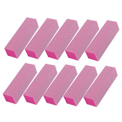 NOLITOY 10pcs Nail Buffer Block Four-Sided Nail Shiner Polisher Professional Manicure Pedicure Tools for Home Salon Use Gentle Buffing Filing for Smooth