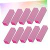 NOLITOY 10pcs Nail Buffer Block Four-Sided Nail Shiner Polisher Professional Manicure Pedicure Tools for Home Salon Use Gentle Buffing Filing for Smooth view 2