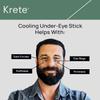 KRETE Cooling Under-Eye Stick with Liposomal Caffeine and Tripeptide-5 - Helps with Dark Circles and Puffiness, Vegan & Cruelty-Free, 15ml view 4