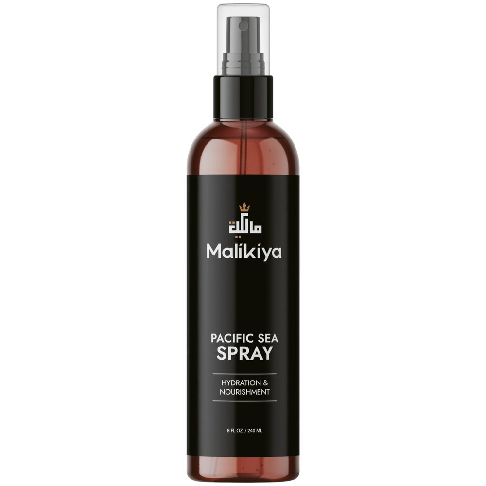 Malikiya Sea Salt Spray for Men Beach Waves, Fluffy Textured Hair | Natural, Non-Greasy, No Crunch, Firm Hold | Coconut Water & Sea Kelp | 8 oz
