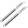 BIUDECO 2pcs Hair Remover for Pig Processing Stainless Steel Scraper Kitchen Gadget Tool Hair Remover for Clothing Pet Removal Device view 1