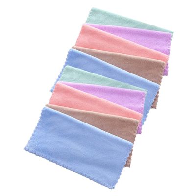 Baluue Microfiber Washcloth Set 10pcs Makeup Remover Cloths Soft Face Towel for Cleansing Gentle Face Makeup Remover Portable for Travel