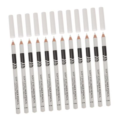 Baluue 12pcs Eyeliner Pencils Alternative Highlighter Makeup Pens Portable and Easy to Use