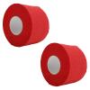 BFLCTTBD 2 Rolls Barber Neck Band Barber Tissue Neck Wraps Barber Neck Tape Strips for Hair Cutting Barber Wrapping Paper Haircut Neck Paper Red view 1