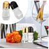 BIUDECO 4pcs Essential Oil Glass Bottles Perfume Travel Dispenser Leakproof Refillable Aromatherapy Diy view 3