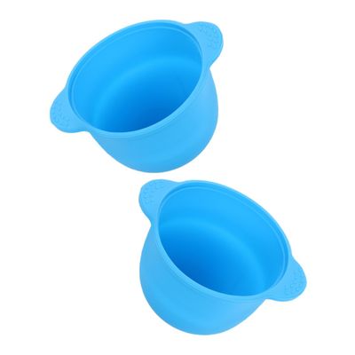 Healeved 2pcs Silicone Bowl for Wax Warmer Hair Removal Wax Pot Liner Reusable Easy to Clean for Home Professional Use