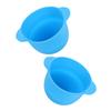 Healeved 2pcs Silicone Bowl for Wax Warmer Hair Removal Wax Pot Liner Reusable Easy to Clean for Home Professional Use view 1