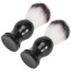 2pcs Shaving Brush, Shaving Brushes for Men Portable Shave Brush Travel Shave Brush Shaving Paint Brush for Men Hair Salon Tool view 4
