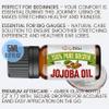 BodyJ4You Piercing Aftercare Kit - Saline Piercing Spray - Ear Stretching Balm - 100% USDA Organic Jojoba Oil - Stretched Ear Gauges Tragus Nose Septum Lip Navel - Soothe Moisturize Skin Recovery view 4
