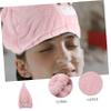 BIUDECO Microfiber Quick Dry Hair Towel Wrap for Women Ultra Absorbent Hair Drying Cap Elastic Band for Adults for Home and Travel view 3