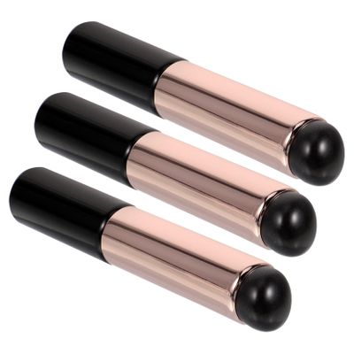 BIUDECO 3 Pcs Silicone Lip Brush Set for Lip Balm and Lipstick Application Portable Makeup Brush for Women Easy to Use and Concealer