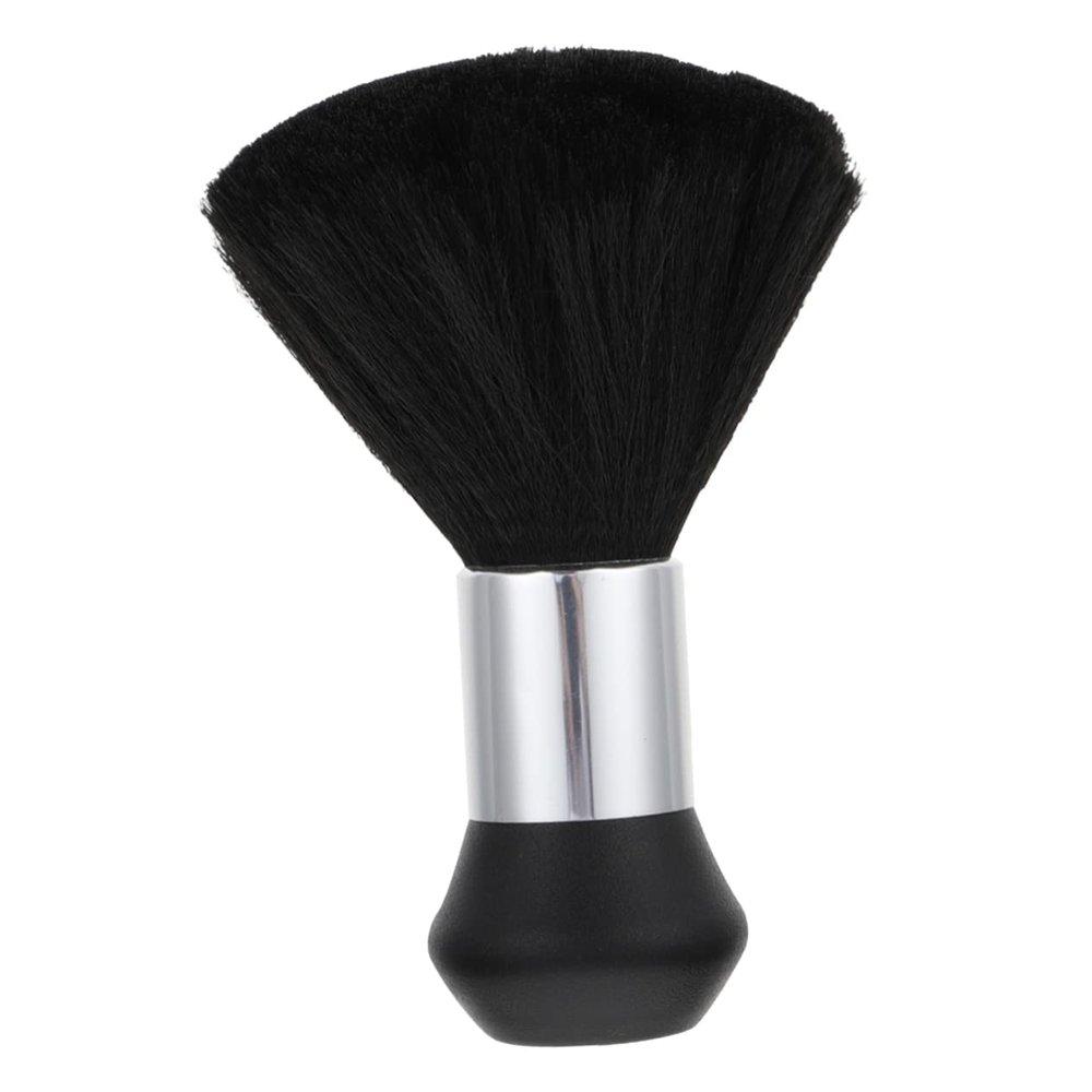 4pcs Hair Duster Brush for Neck and Shoulder Cleanup, Black